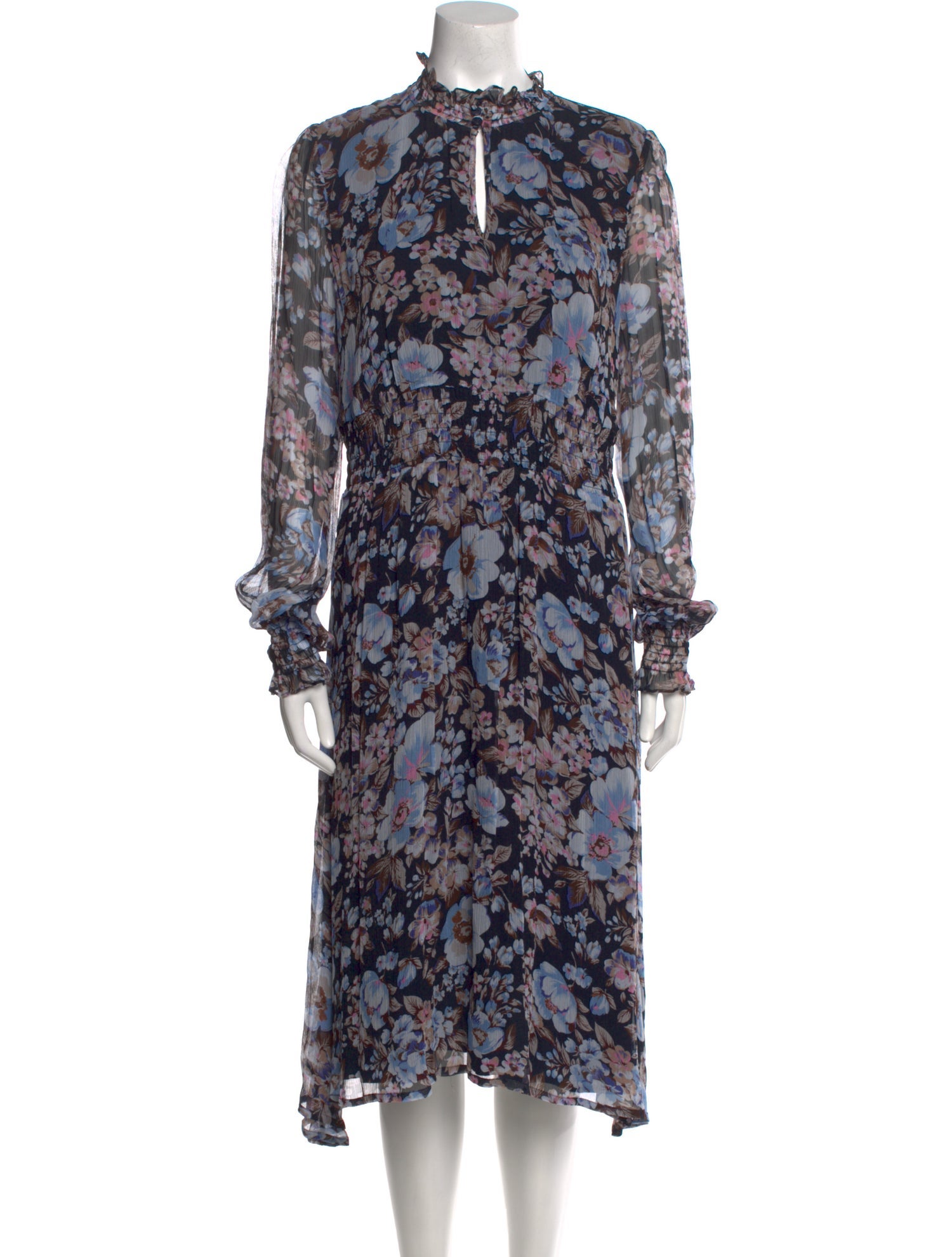 Baum und Pferdgarten Floral Print Midi Length Dress