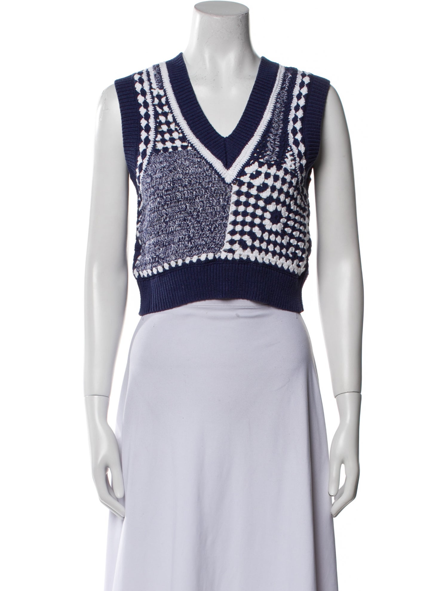 Baum und Pferdgarten Printed V-Neck Sweater