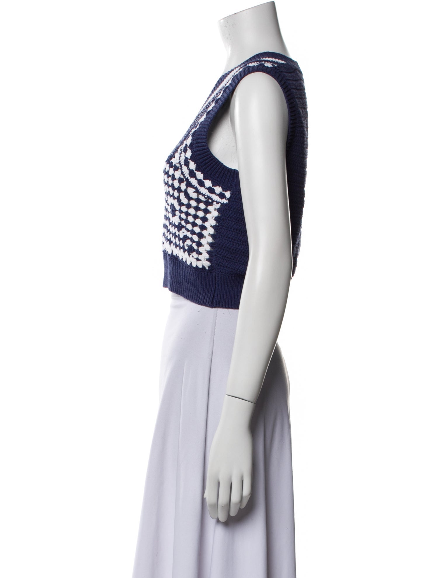 Baum und Pferdgarten Printed V-Neck Sweater