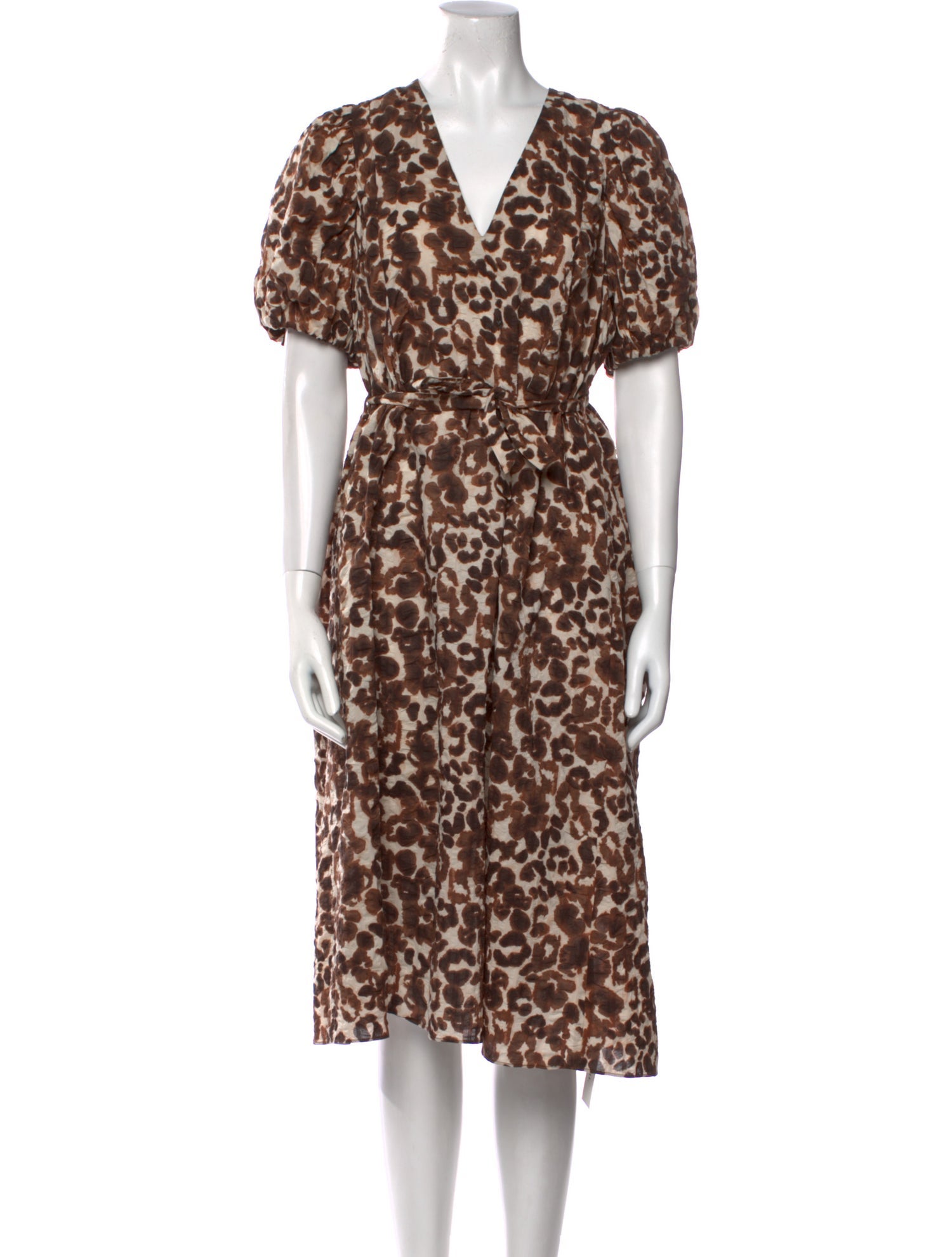 Baum und Pferdgarten Animal Print Knee-Length Dress