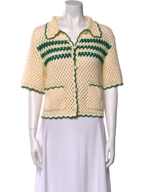 Baum und Pferdgarten Printed V-Neck Crop Top