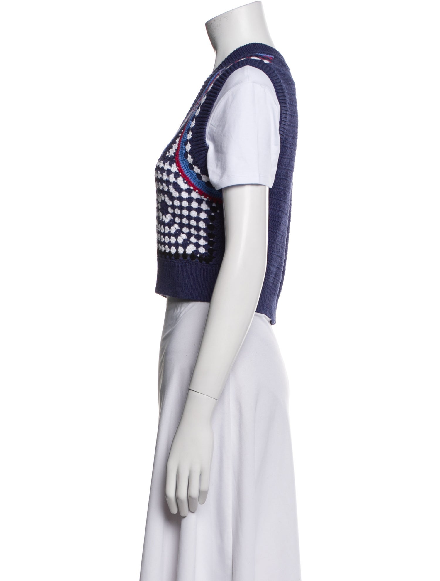 Baum und Pferdgarten Printed V-Neck Sweater