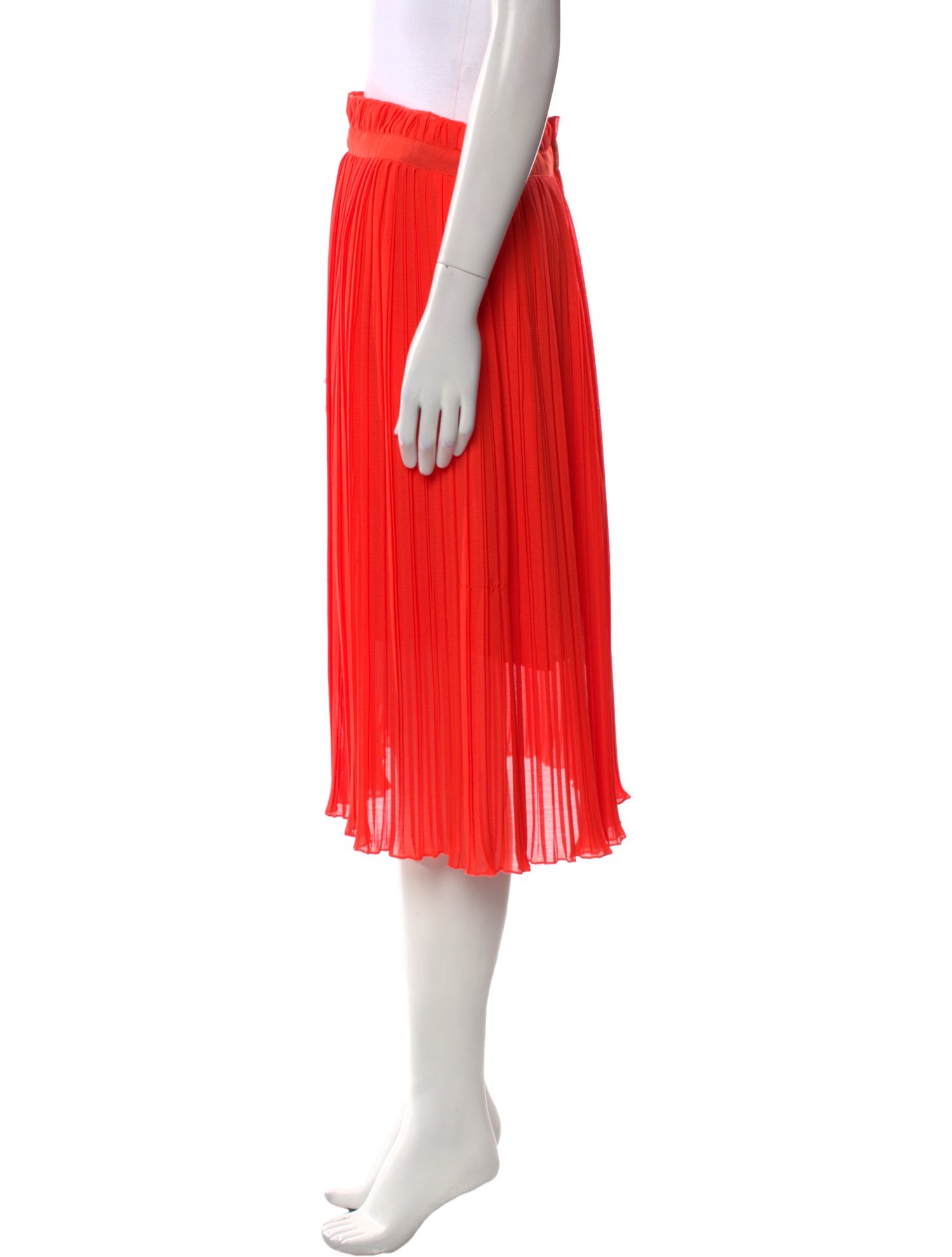 Baum und Pferdgarten Pleated Accents Knee-Length Skirt