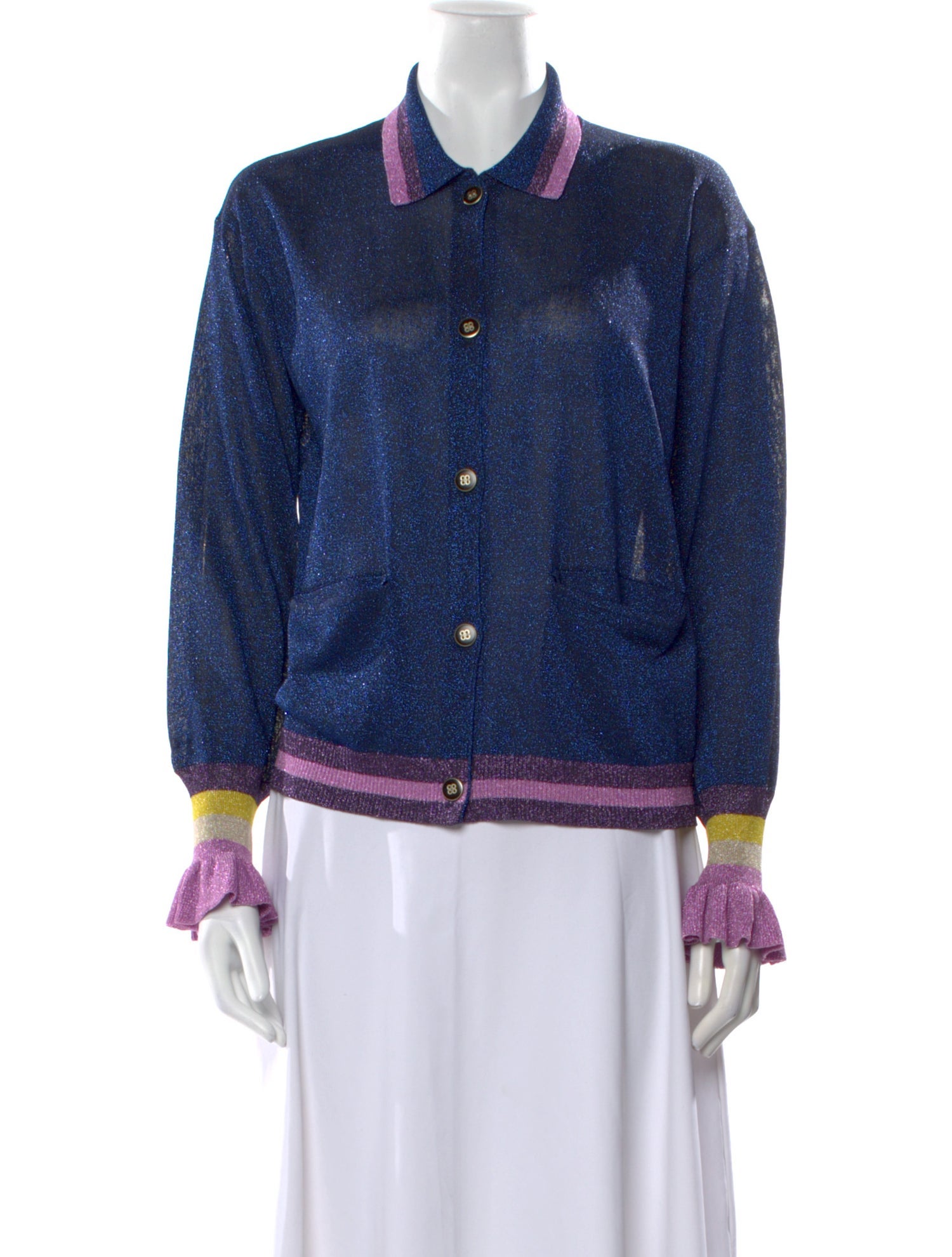 Baum und Pferdgarten Colorblock Pattern Sweater