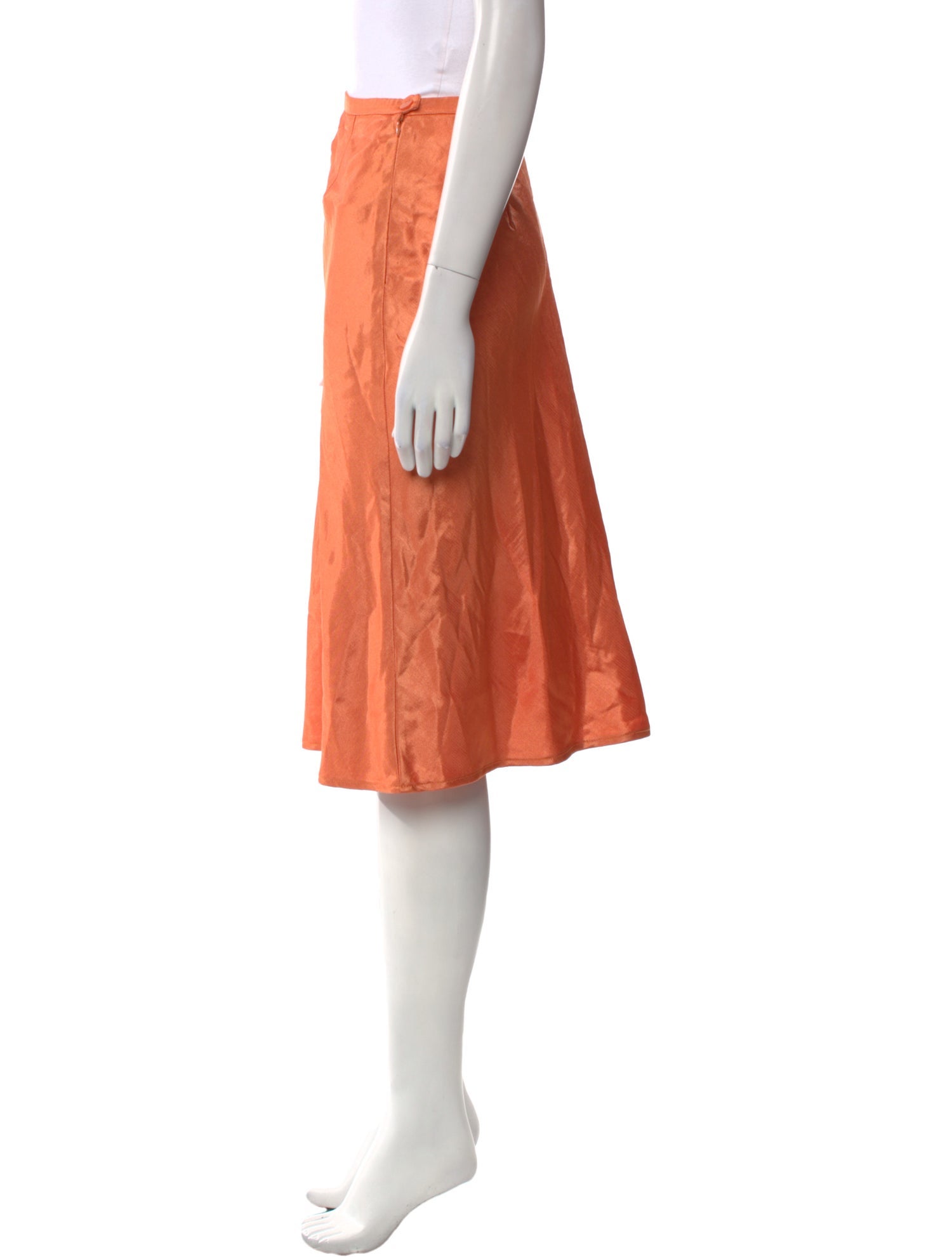 Baum und Pferdgarten Knee-Length Skirt