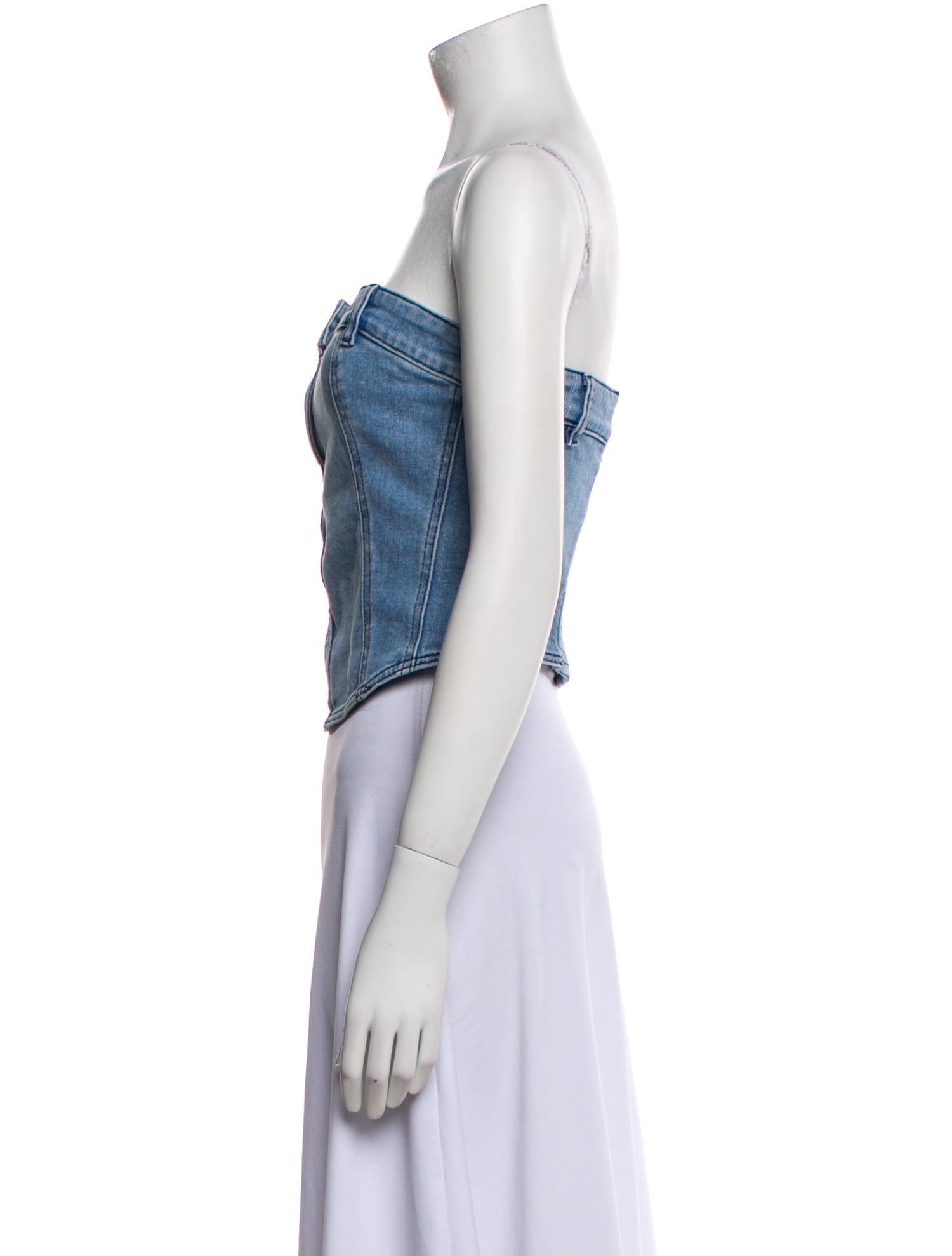 Baum und Pferdgarten Strapless Crop Top