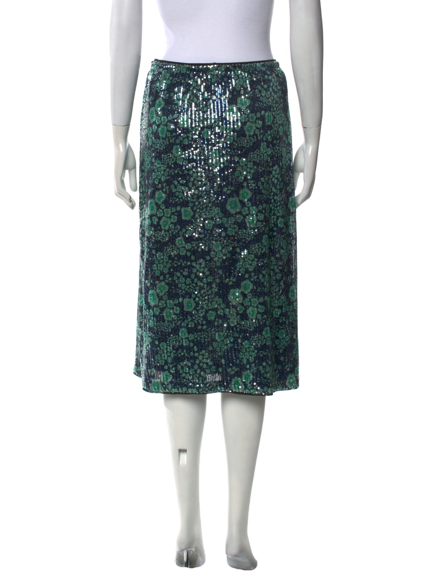 Baum und Pferdgarten Sequin Knee-Length Skirt