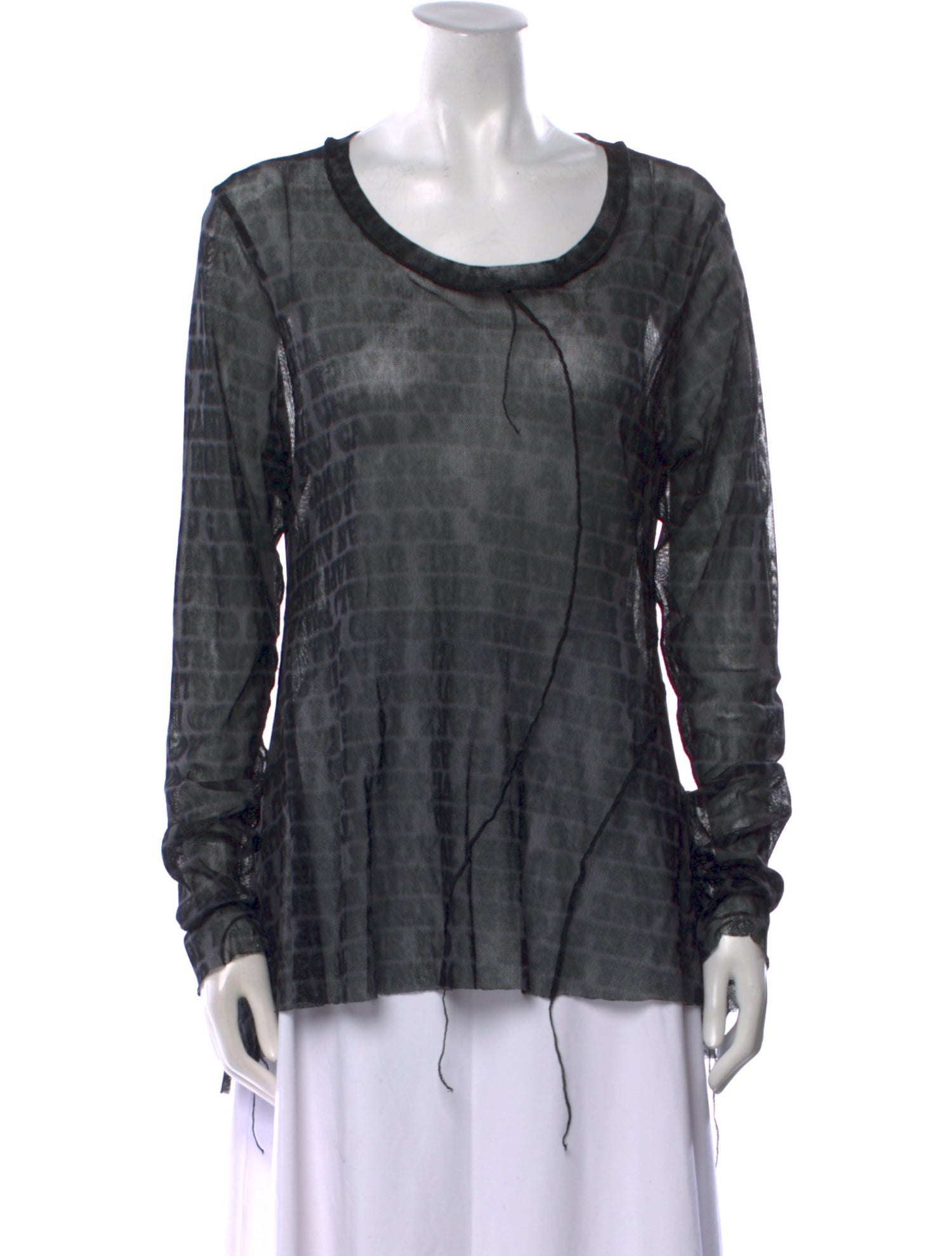 Baum und Pferdgarten Scoop Neck Long Sleeve Top