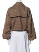 Baum und Pferdgarten Plaid Print Jacket