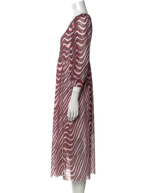 Baum und Pferdgarten Striped Midi Length Dress