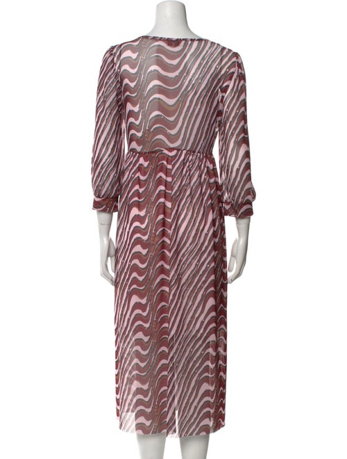Baum und Pferdgarten Striped Midi Length Dress