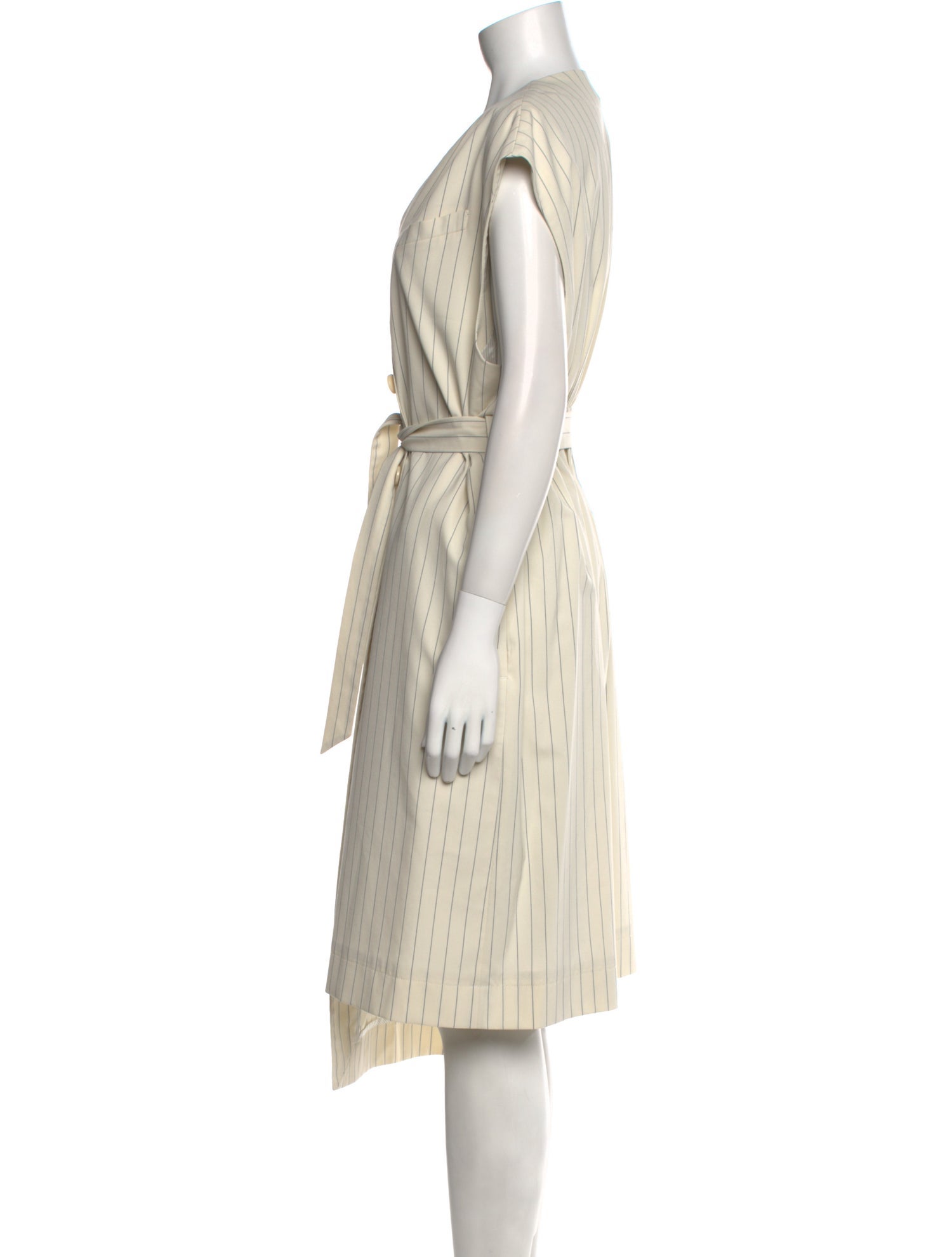 Baum und Pferdgarten V-Neck Midi Length Dress