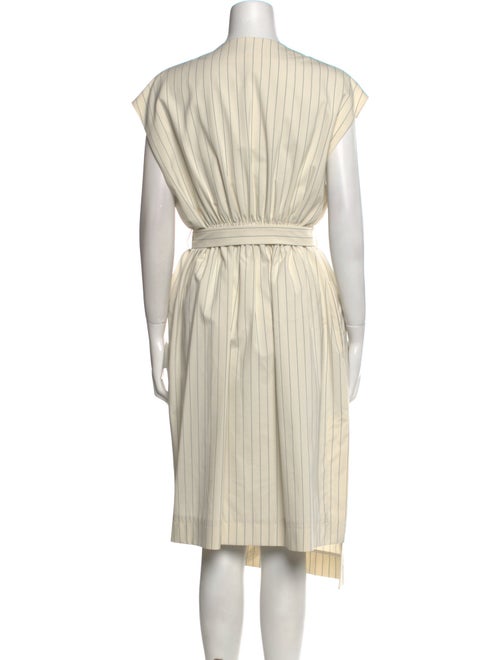 Baum und Pferdgarten V-Neck Midi Length Dress