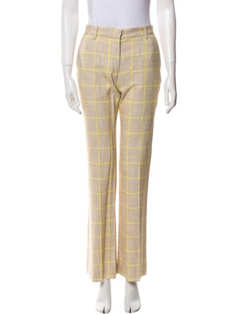 Baum und Pferdgarten Plaid Print Wide Leg Pants