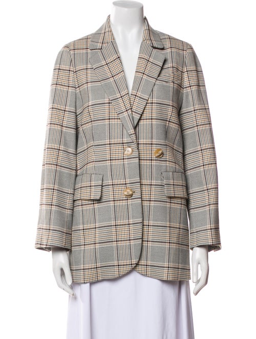 Baum und Pferdgarten Plaid Print Blazer
