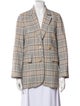 Baum und Pferdgarten Plaid Print Blazer