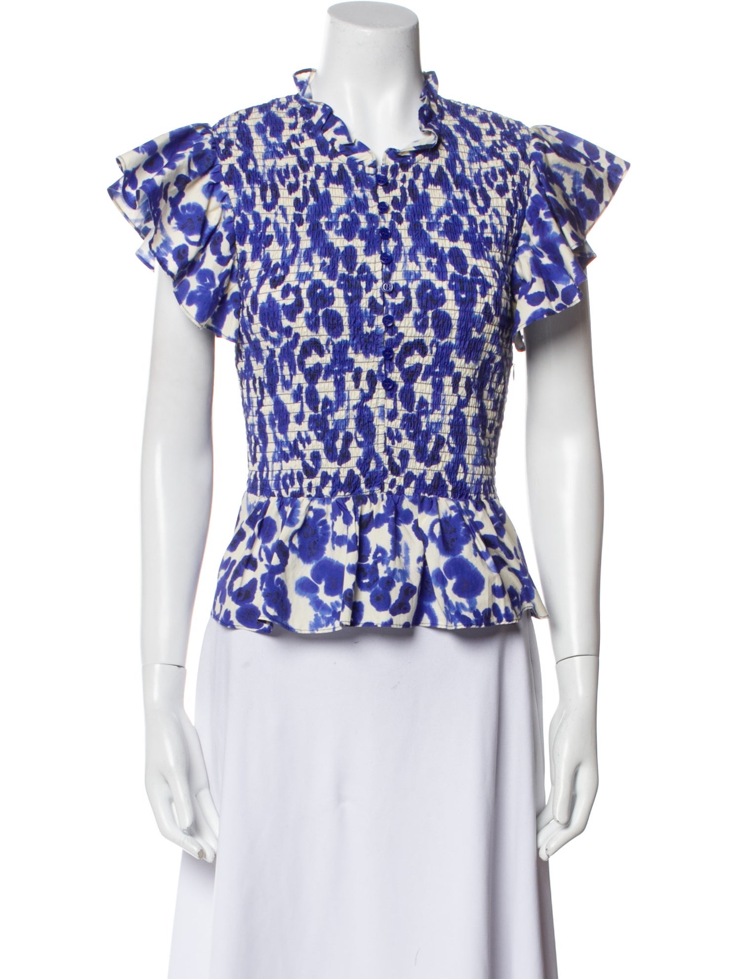 Baum und Pferdgarten Printed Mock Neck Top