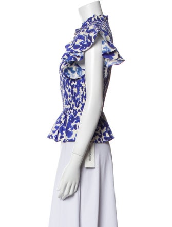 Baum und Pferdgarten Printed Mock Neck Top