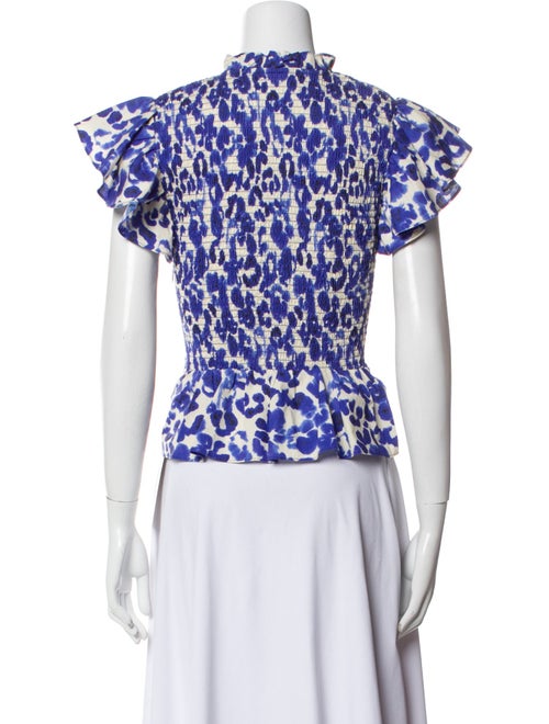 Baum und Pferdgarten Printed Mock Neck Top