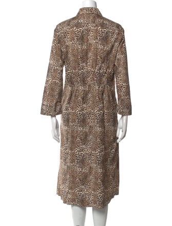 Baum und Pferdgarten Animal Print Midi Length Dress