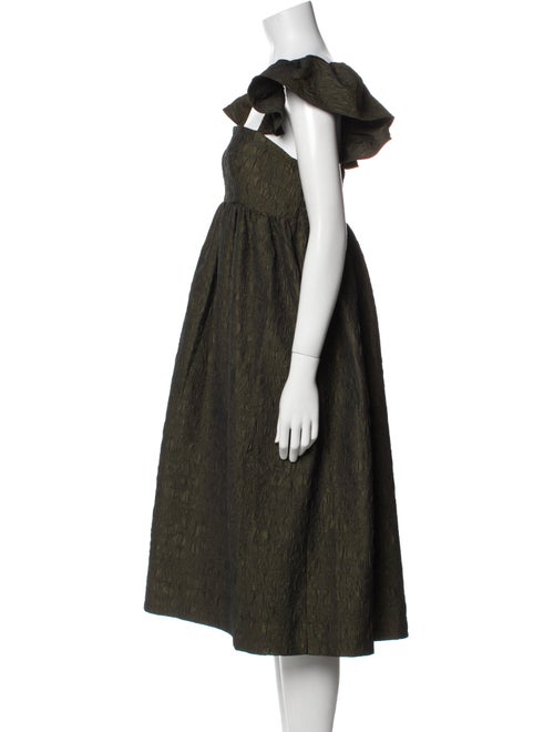 Baum und Pferdgarten Square Neckline Midi Length Dress