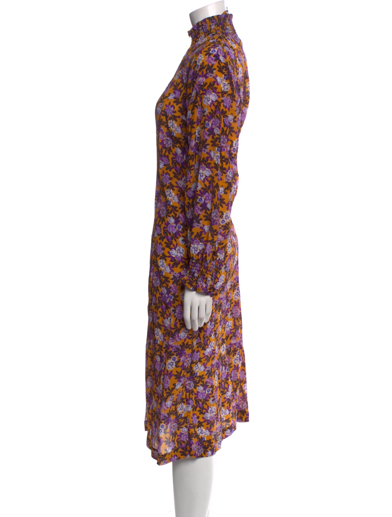 Baum und Pferdgarten Floral Print Midi Length Dress