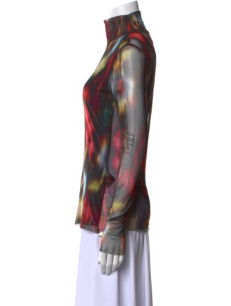 Baum und Pferdgarten Printed Turtleneck Blouse