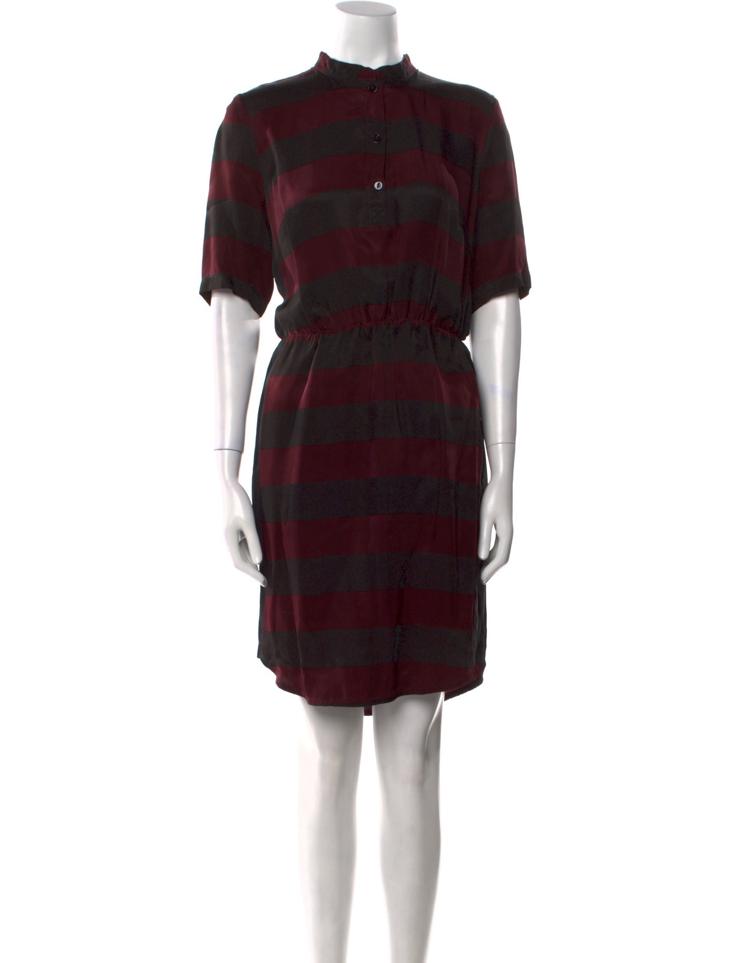 Baum und Pferdgarten Plaid Print Knee-Length Dress