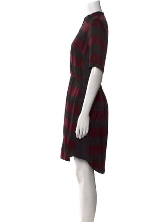 Baum und Pferdgarten Plaid Print Knee-Length Dress