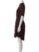 Baum und Pferdgarten Plaid Print Knee-Length Dress