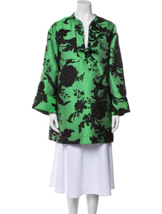 Baum und Pferdgarten Floral Print Coat