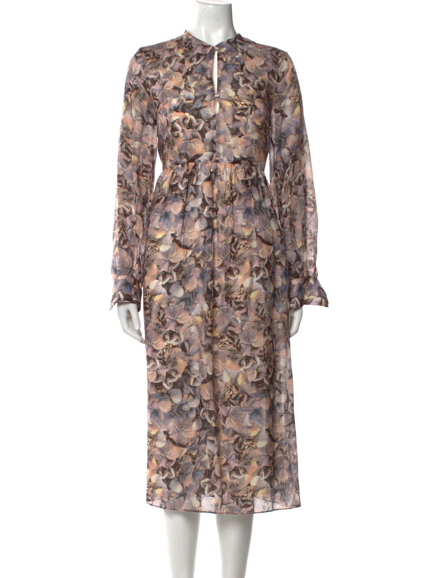 Baum und Pferdgarten Floral Print Midi Length Dress