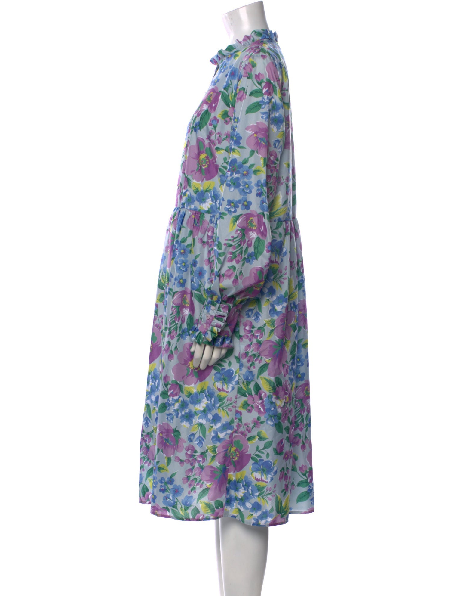 Baum und Pferdgarten Floral Print Midi Length Dress w/ Tags