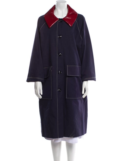 Baum und Pferdgarten Trench Coat