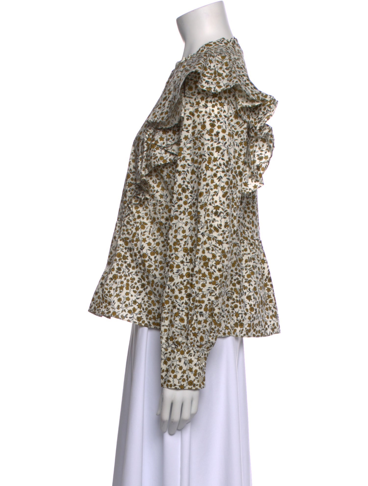 Baum und Pferdgarten Floral Print Crew Neck Blouse