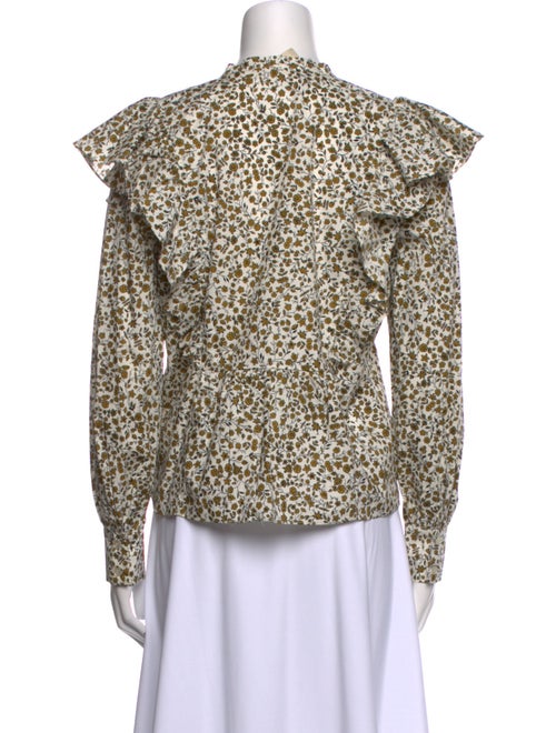 Baum und Pferdgarten Floral Print Crew Neck Blouse