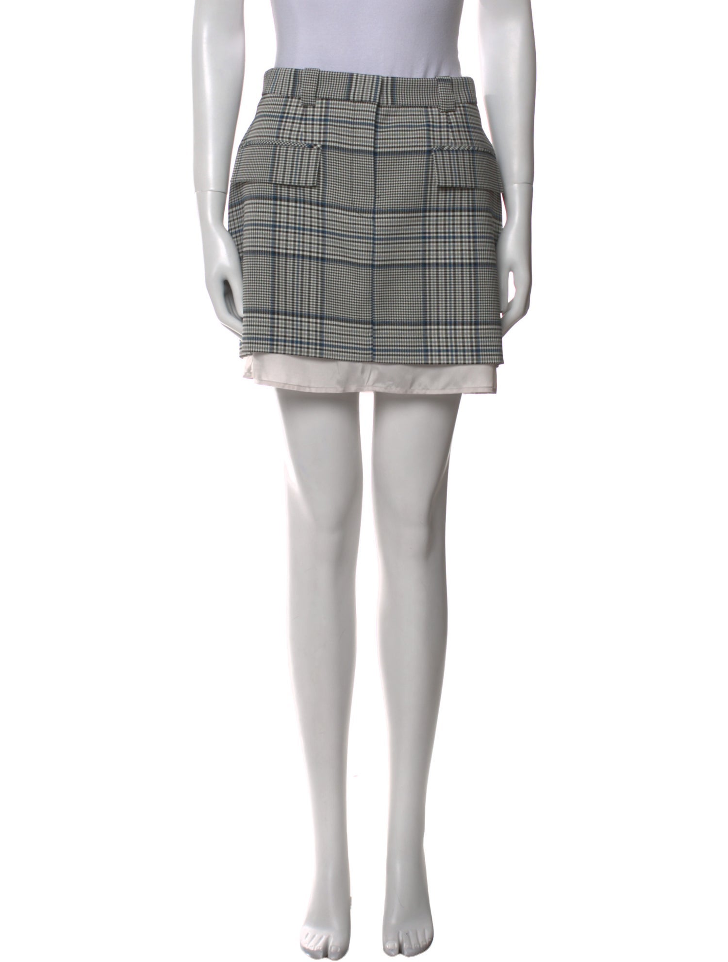 Baum und Pferdgarten Plaid Print Mini Skirt w/ Tags