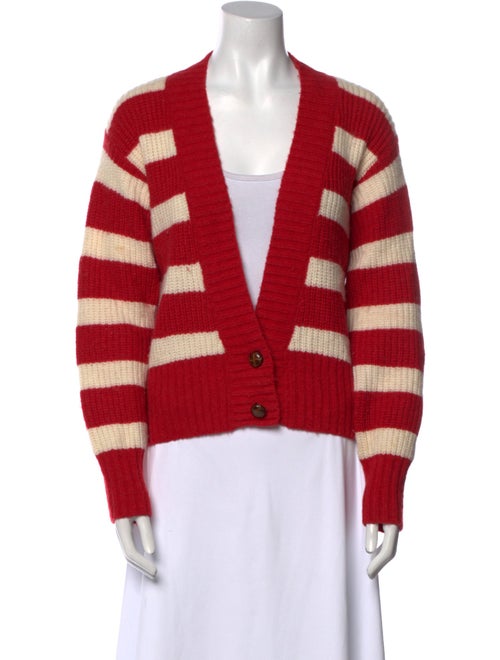 Baum und Pferdgarten Striped Plunge Neckline Sweater