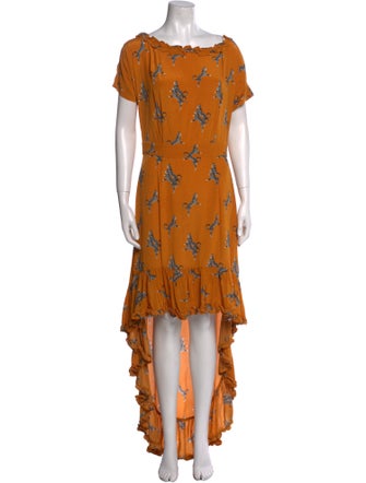 Baum und Pferdgarten Floral Print Long Dress