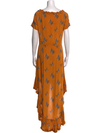 Baum und Pferdgarten Floral Print Long Dress