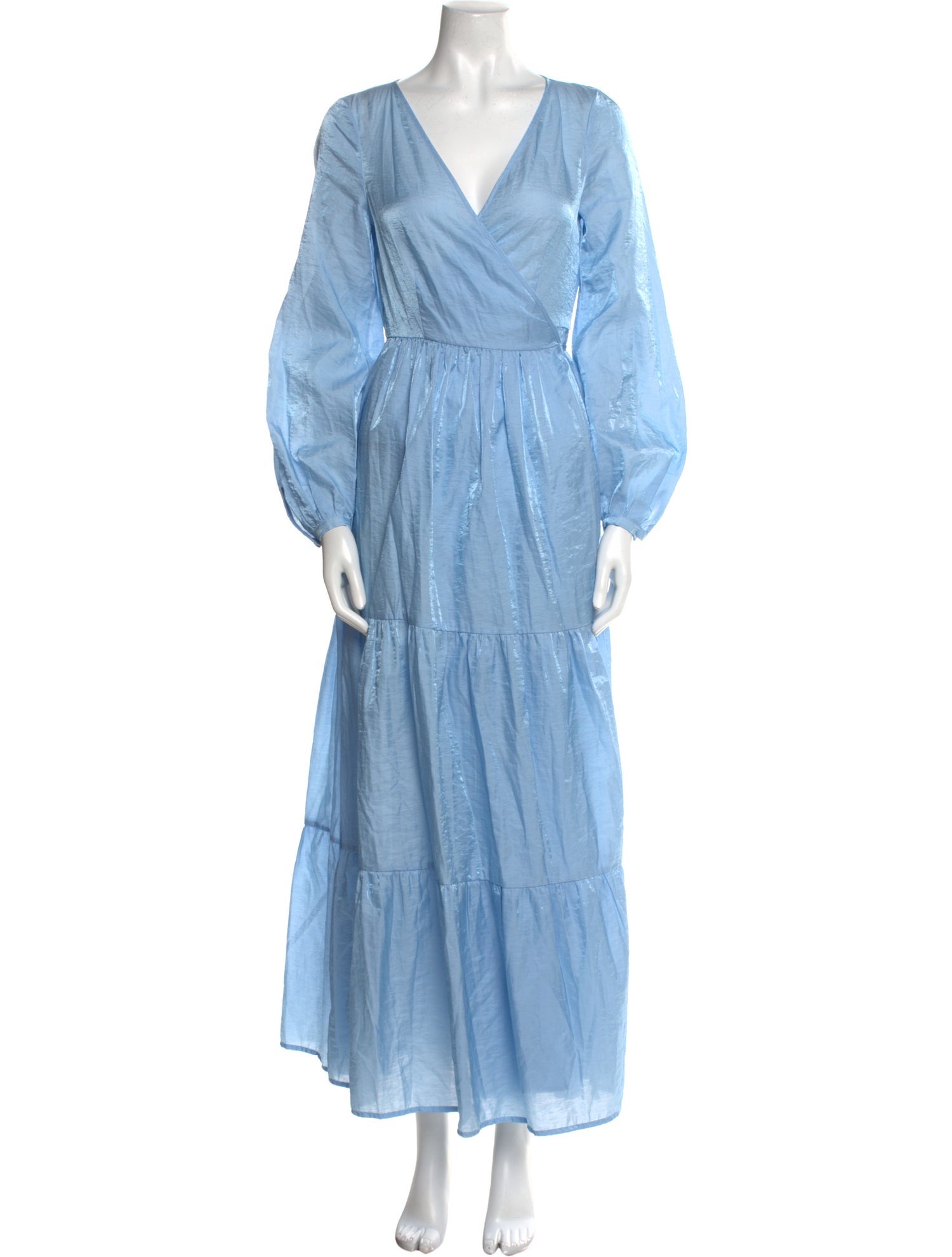 Baum und Pferdgarten V-Neck Long Dress w/ Tags