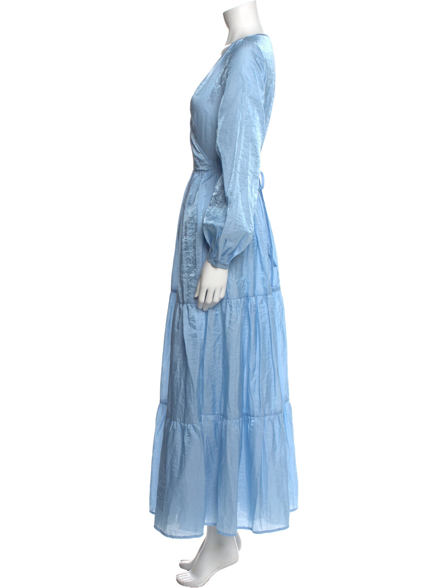 Baum und Pferdgarten V-Neck Long Dress w/ Tags