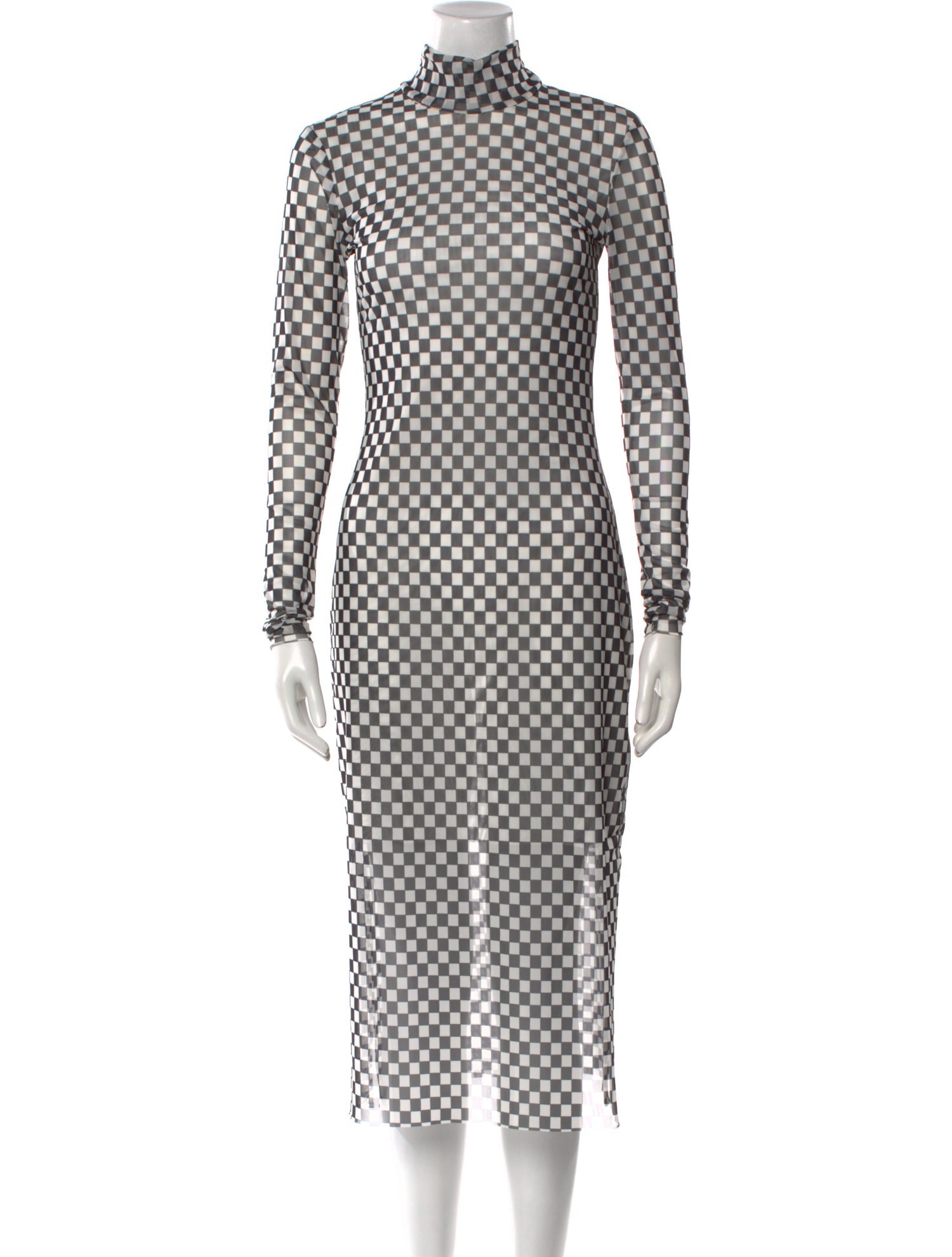 Baum und Pferdgarten Polka Dot Print Midi Length Dress