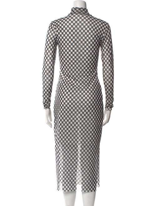 Baum und Pferdgarten Polka Dot Print Midi Length Dress