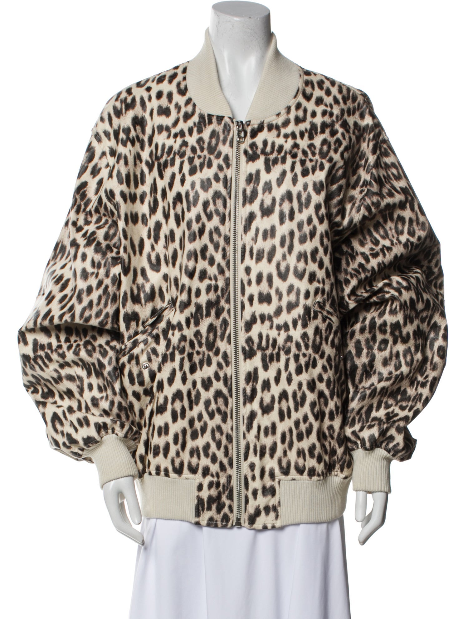 Baum und Pferdgarten Animal Print Bomber Jacket