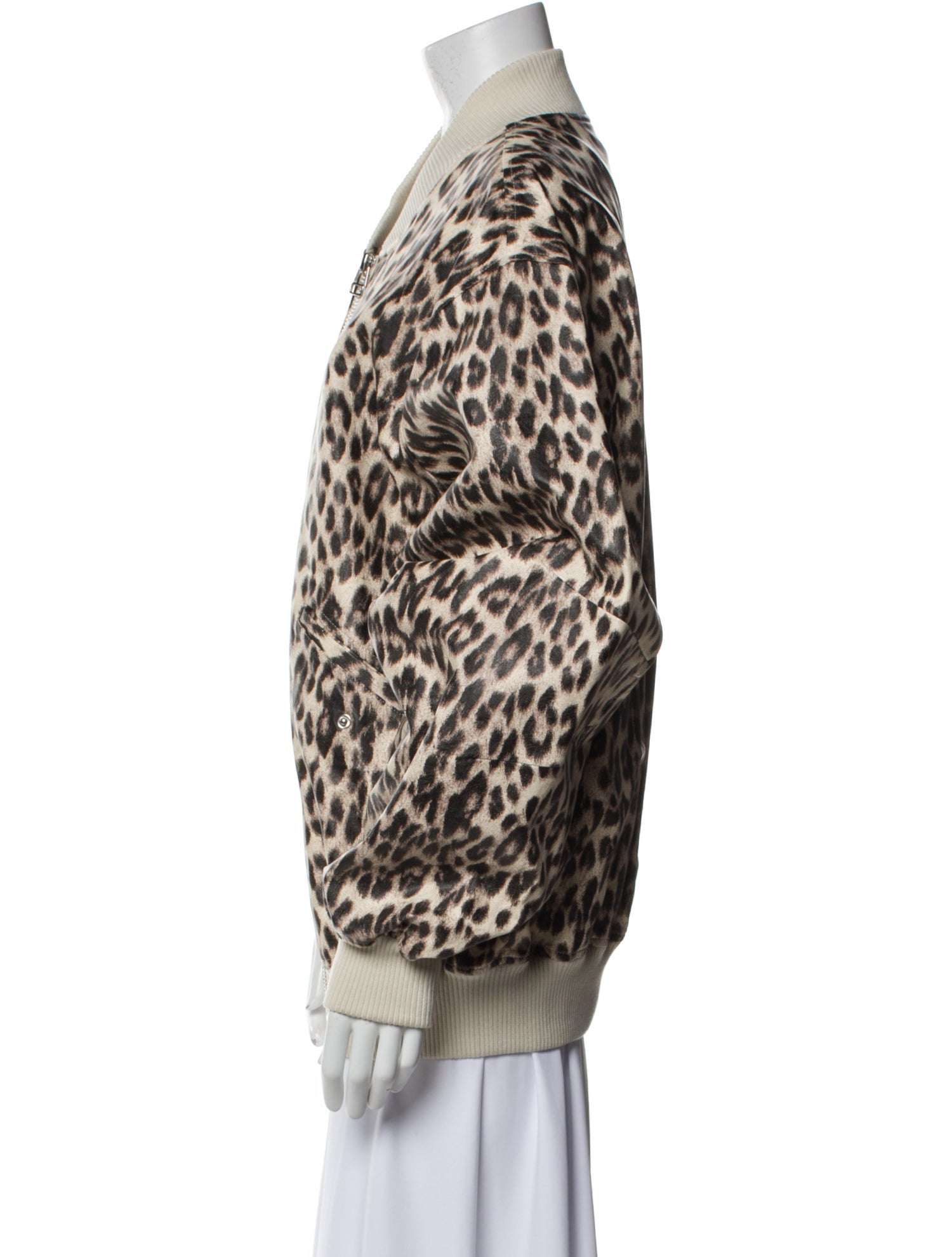 Baum und Pferdgarten Animal Print Bomber Jacket