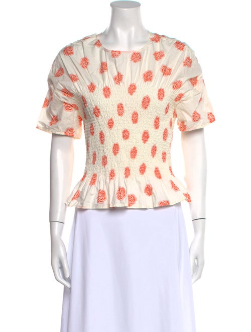 Baum und Pferdgarten Printed Crew Neck Crop Top