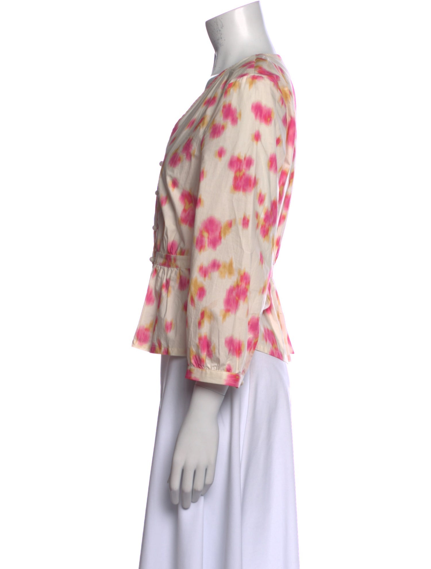 Baum und Pferdgarten Printed V-Neck Blouse