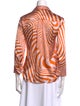 Baum und Pferdgarten Silk Striped Button-Up Top