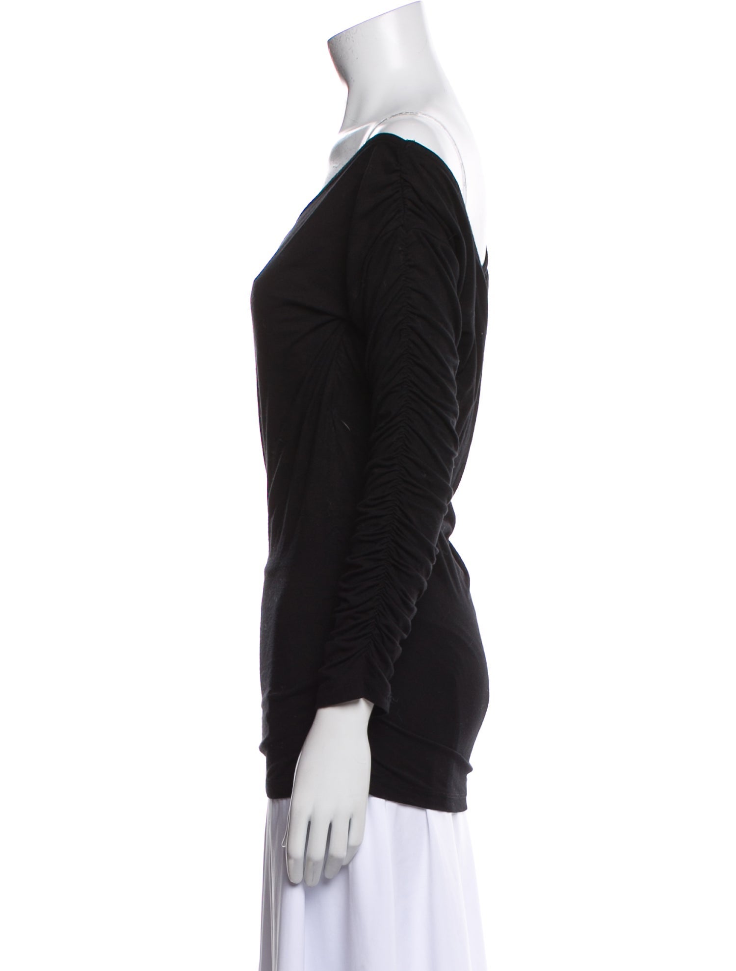 Baum und Pferdgarten Off-The-Shoulder Three-Quarter Sleeve Top